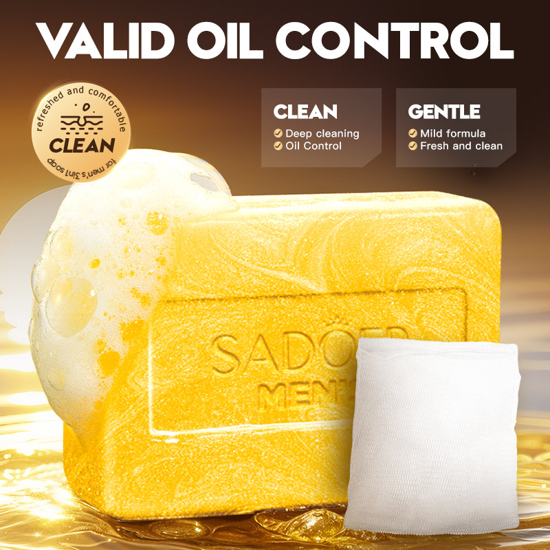 ラグジュアリーメンズ3in1ゴールデン洗顔石鹸：爽快、油分コ - Soap Making Essential Oils のレビューと価格