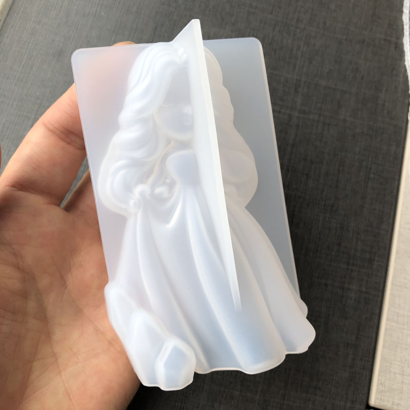 3D かわいいプリンセスシリコーンキャンドルモールド天使の女 - Soap Making Line のレビューと価格
