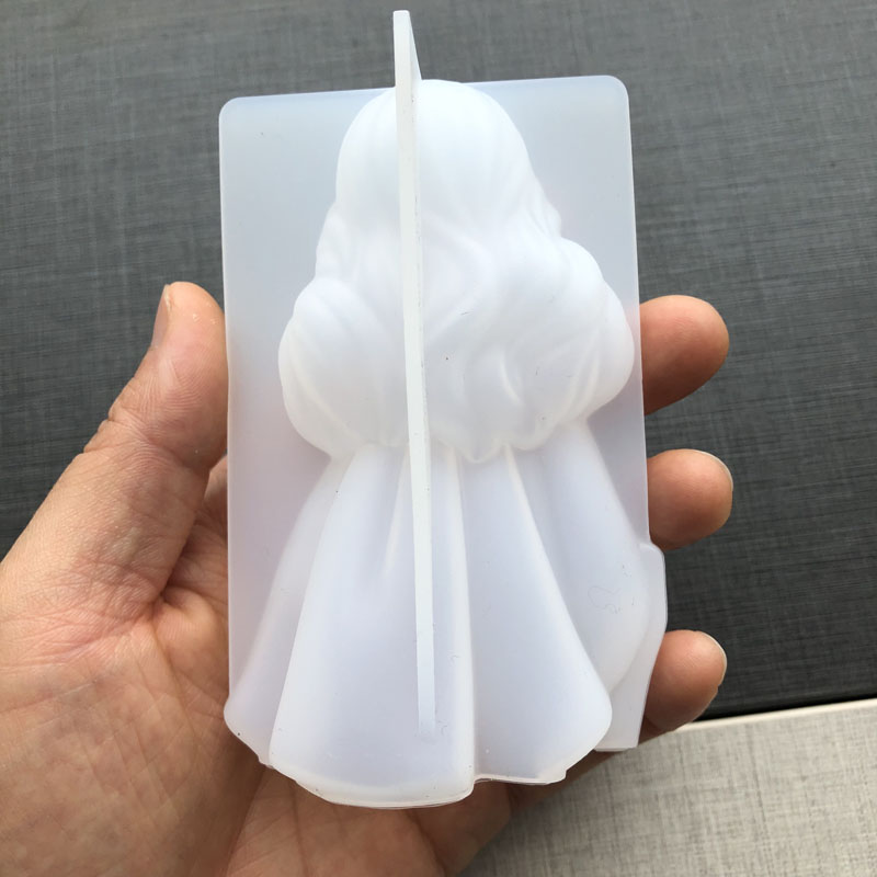 3D かわいいプリンセスシリコーンキャンドルモールド天使の女 - Soap Making Line のレビューと価格