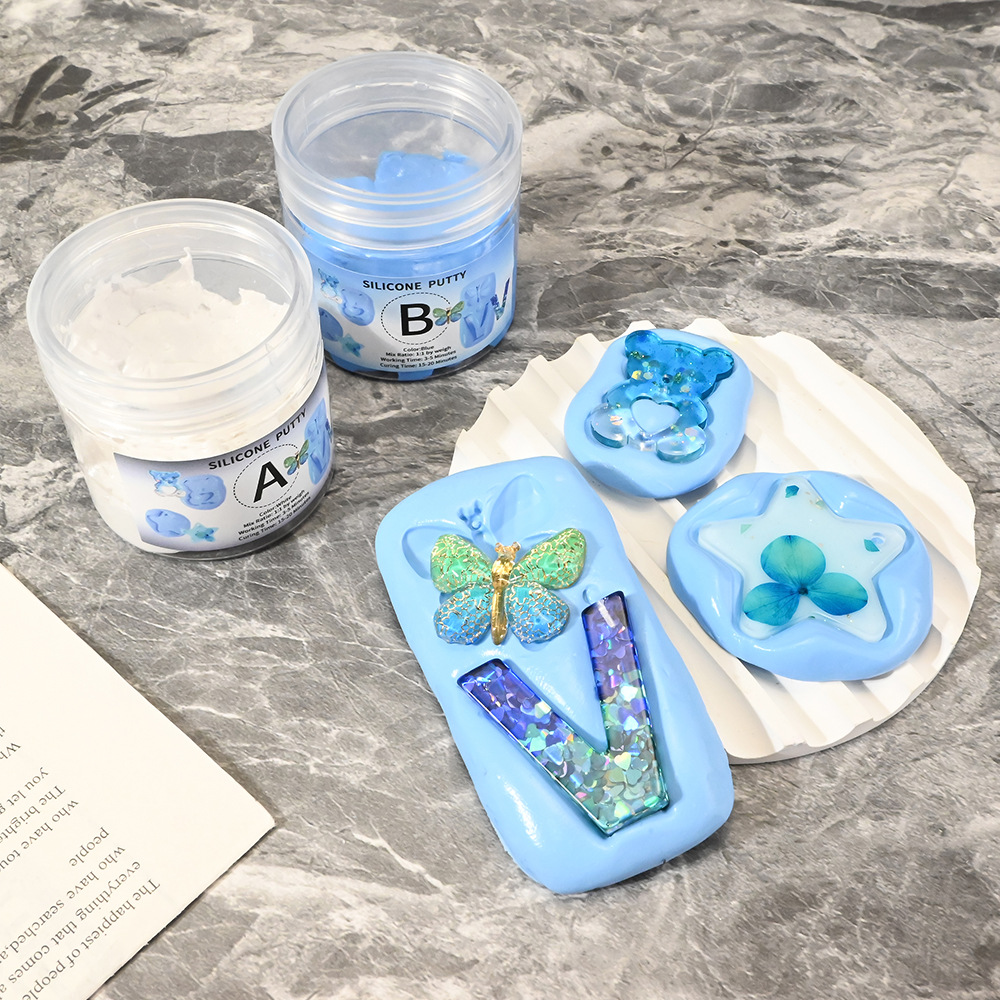 シリコーンモールドパテ 1:1 混合比再利用可能な強力な柔軟 - Soap Making Ratios のレビューと価格