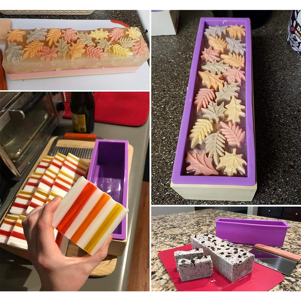 DIY 手作り石鹸作りキット 竹製カッティングボックスとシリ - Soap Making Line のレビューと価格
