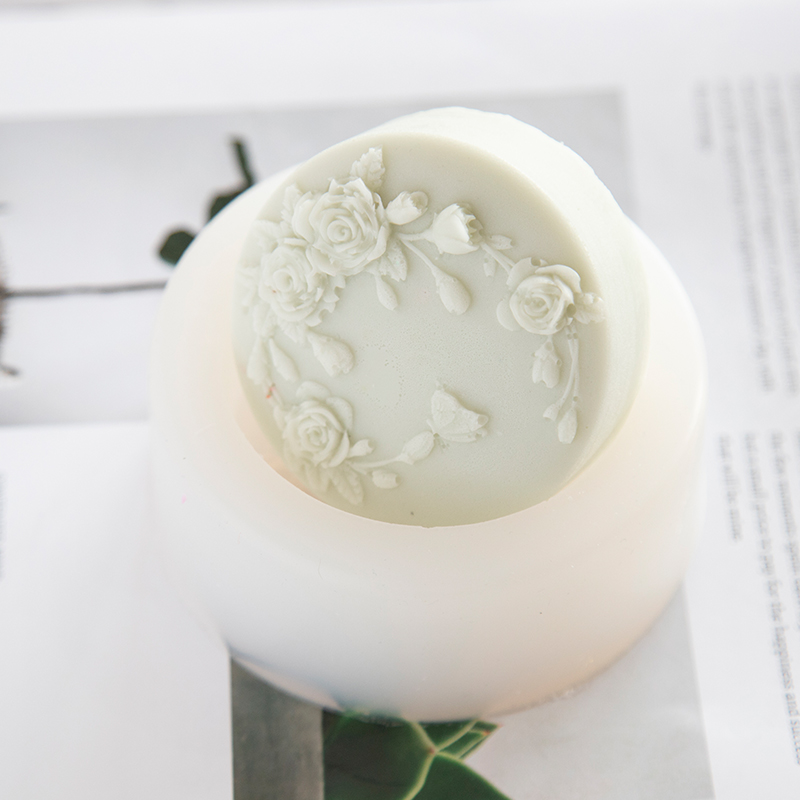 ラウンド形状バラの花手作り石鹸シリコーン型牡丹バラの花石鹸金 - Soap Making Line のレビューと価格