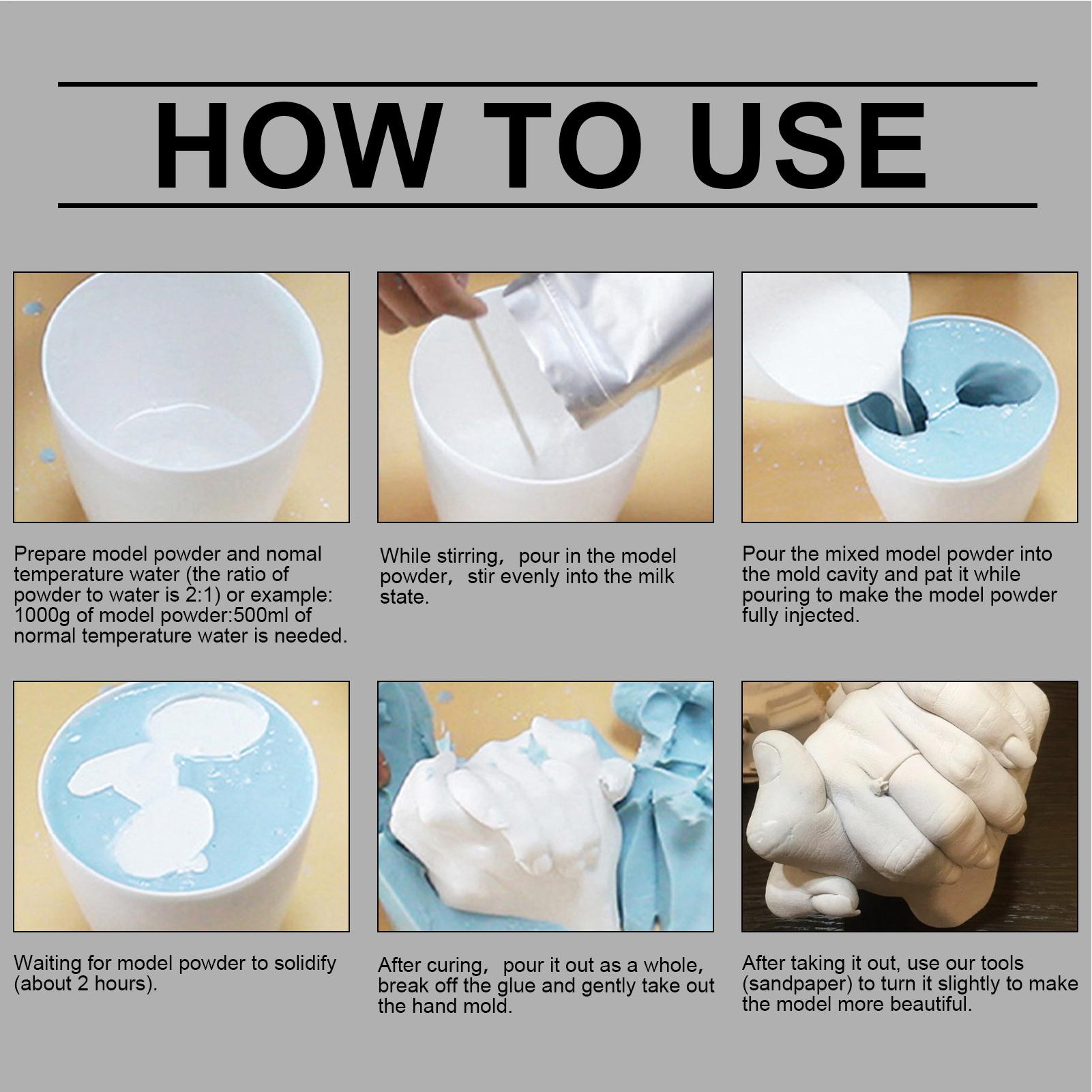 赤ちゃんの手足型取りキット、石鹸作り用品、クラフト用石膏、子 - Soap Making Ins のレビューと価格