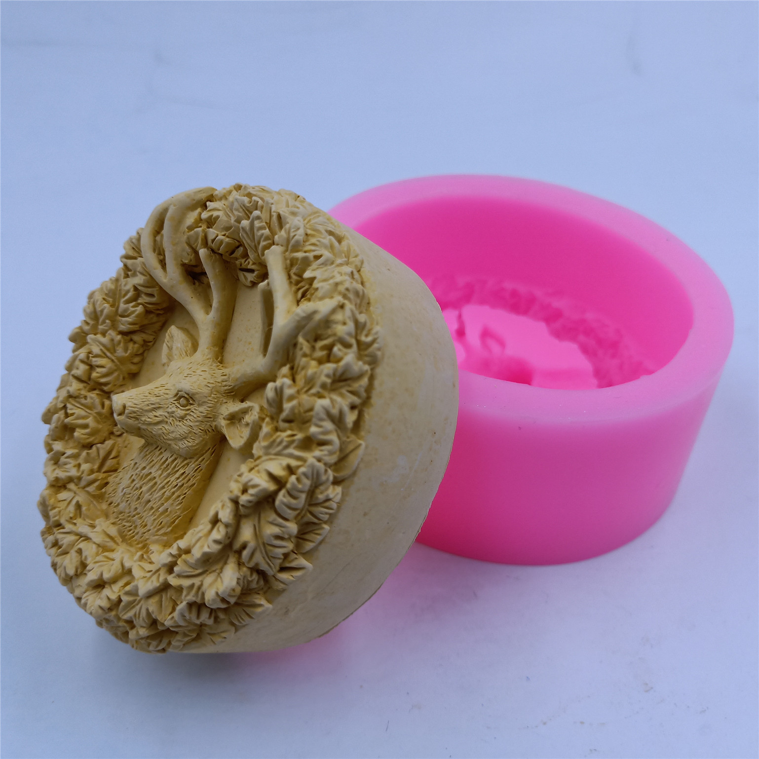 鹿デザイン石鹸シリコーン型作る石鹸ムースケーキ金型アロマワッ - Soap Making Gloves のレビューと価格