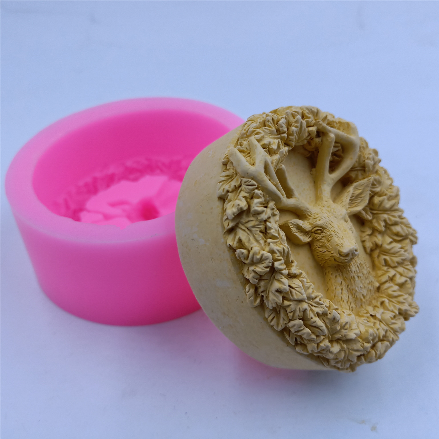 鹿デザイン石鹸シリコーン型作る石鹸ムースケーキ金型アロマワッ - Soap Making Gloves のレビューと価格