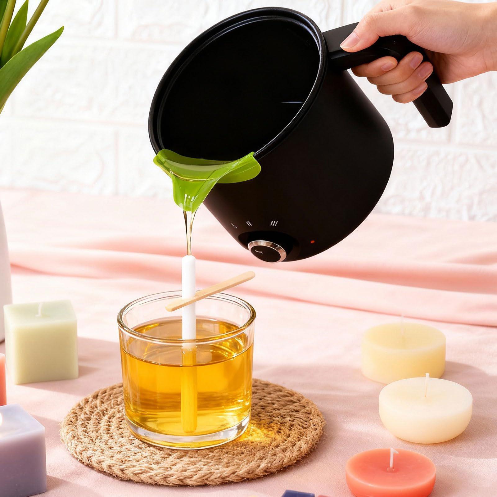 キャンドルワックス溶解ポット 1.5L 大型ステンレス製電気 - Soap Making Ins のレビューと価格