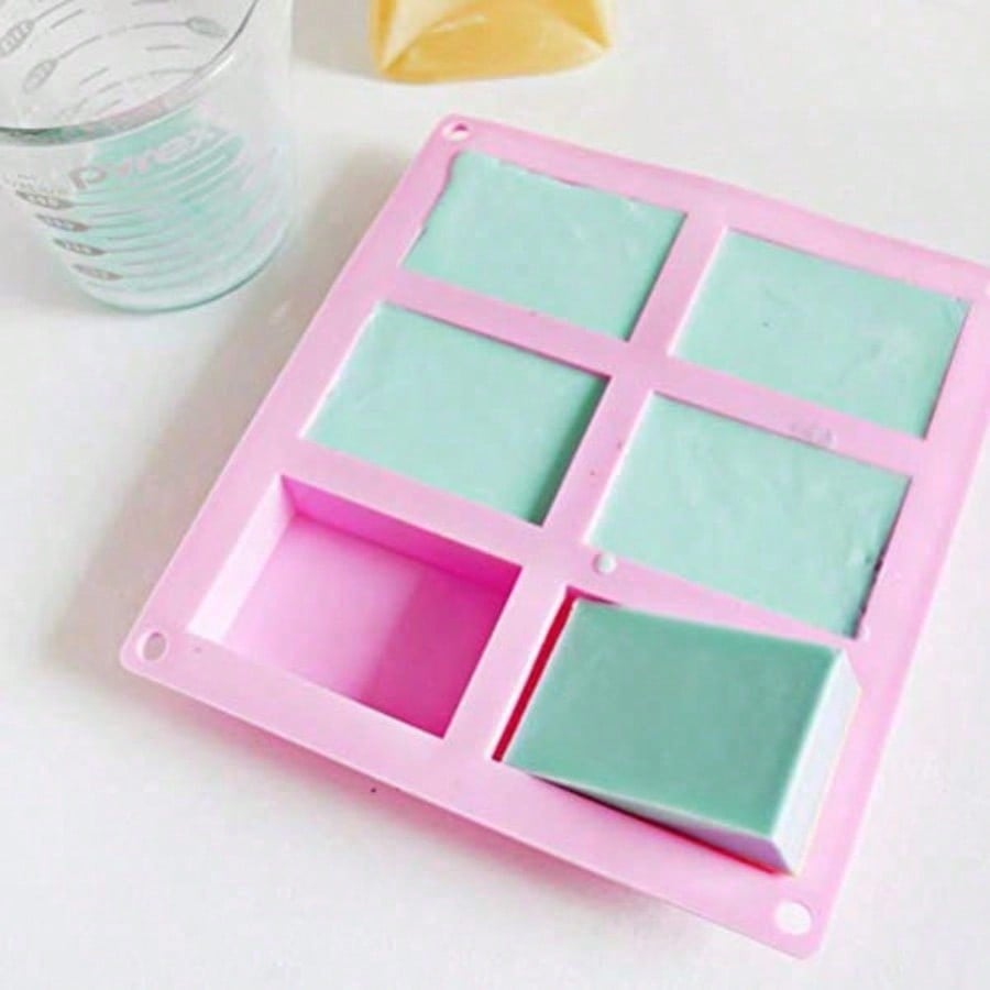 1-2パック6個入りDIYシリコンモールド、ピンクの手作り石 - Soap Making Gloves のレビューと価格