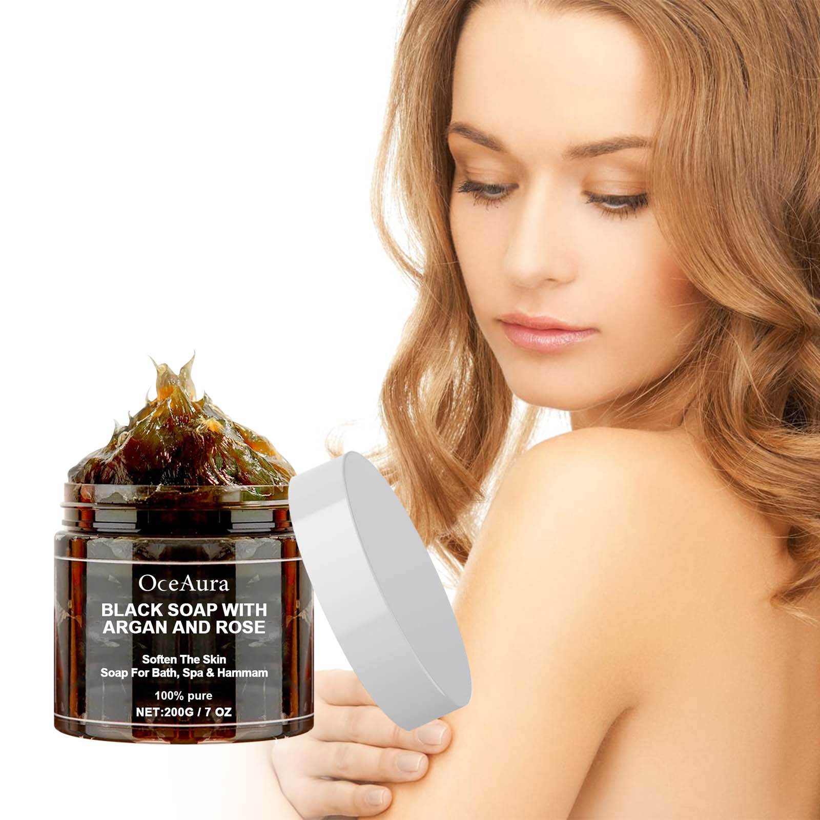 オセアウラ ブラックソープ アルガン＆ローズ配合 ブラックベ - Soap Making Essential Oils のレビューと価格