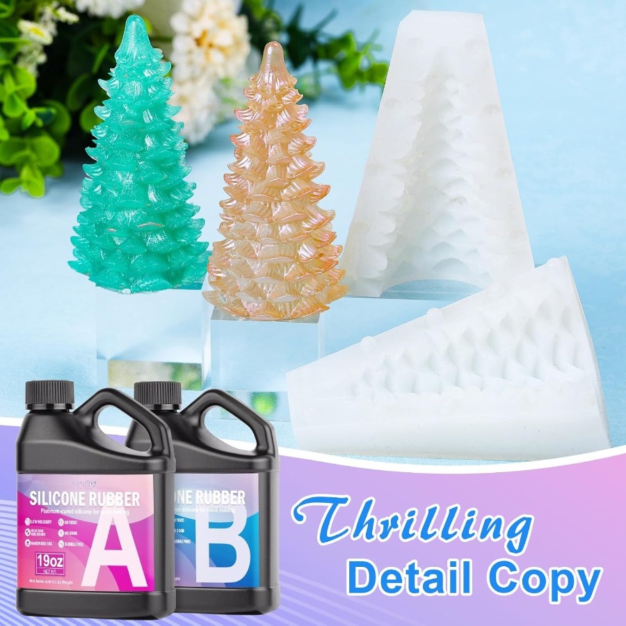 シリコンモールド作成キット、38.8オンス 15A弾性液体シ - Soap Making Line のレビューと価格