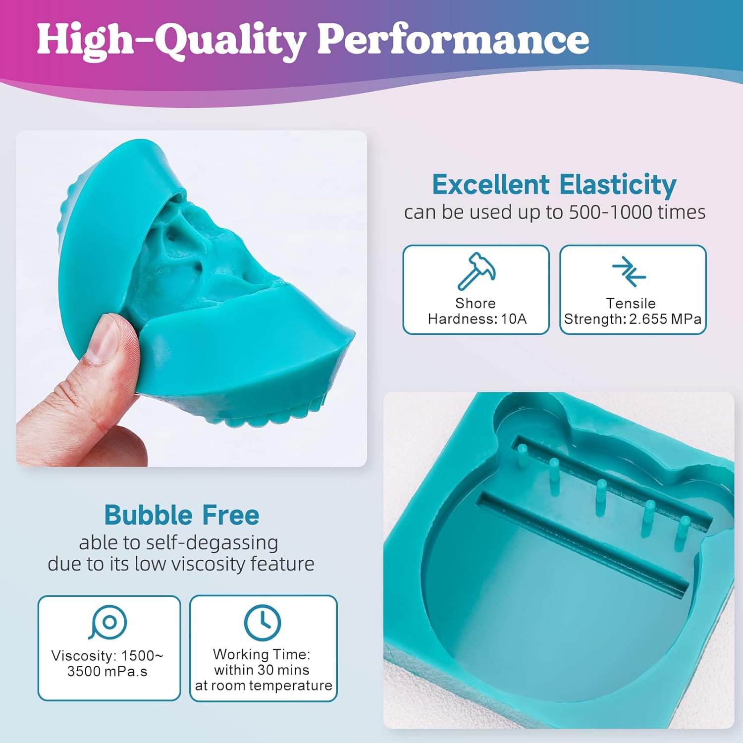 グリーン液体シリコンゴム型作成キット 1:1比率 プラチナ硬 - Soap Making Ratios のレビューと価格