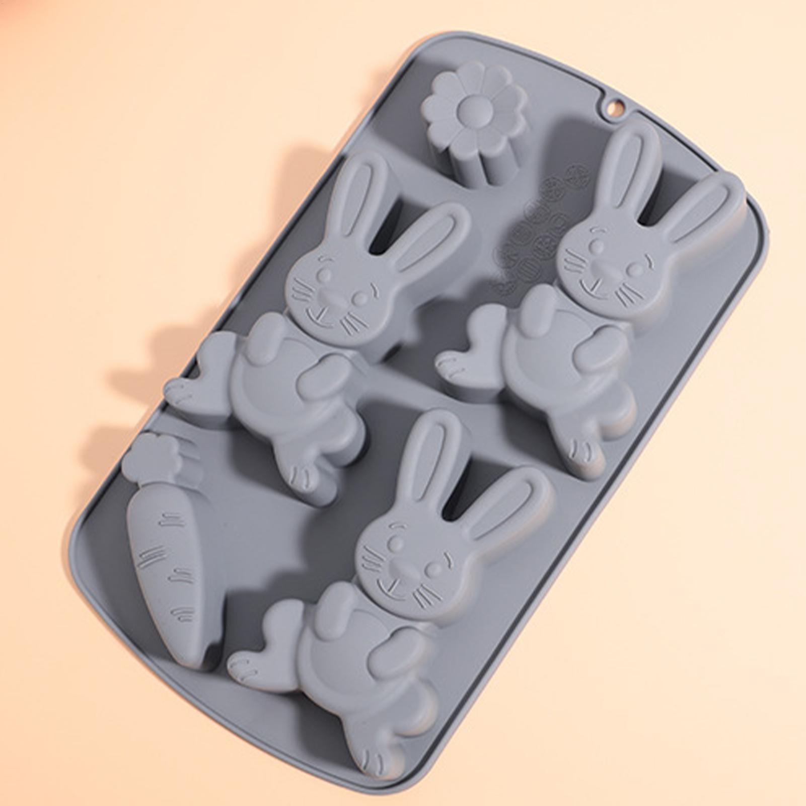 イースターバニー型 ノンスティック 3Dバニー型 レジンモー - Soap Making Gloves のレビューと価格